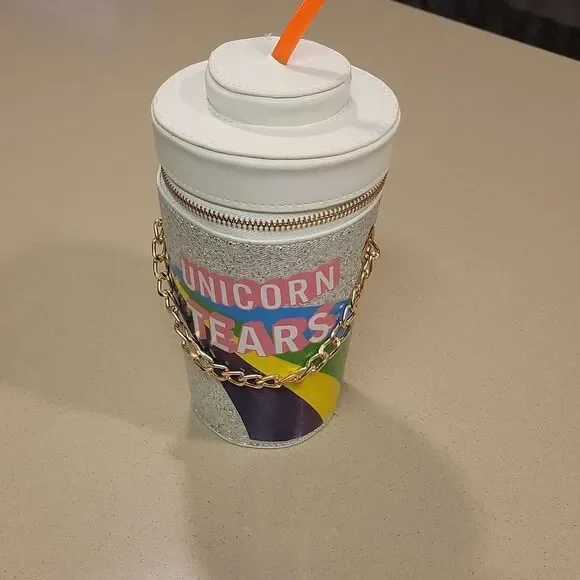 Unicorn Tears Drink Crossbody Bag/Purse - Picture 10 of 16